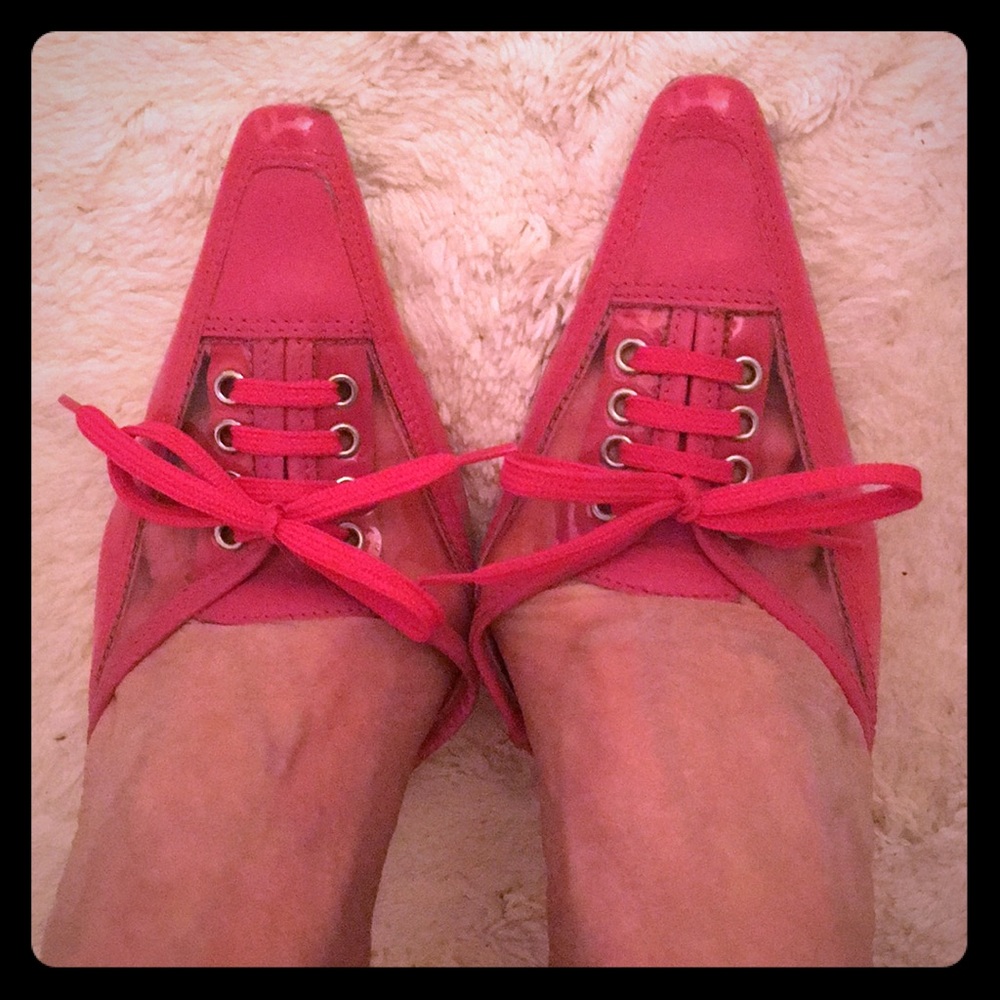 LuiChiny Pink high heels with bow